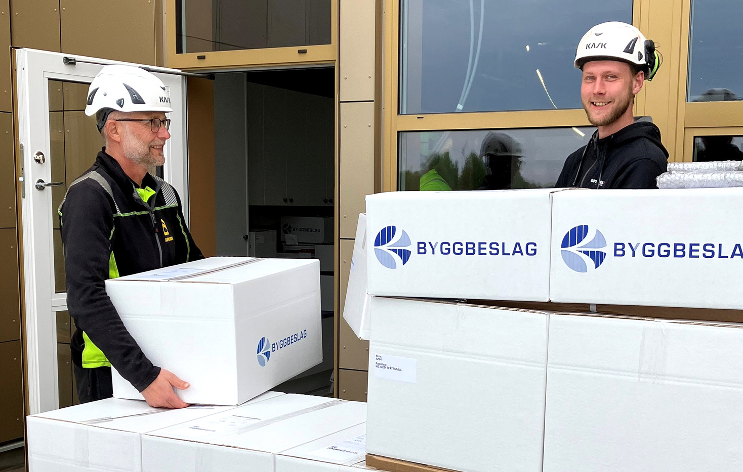 Produktionsanpassad leverans från Byggbeslag till Marieberg förskola i Skara