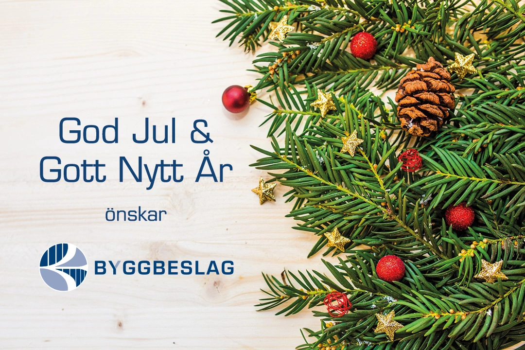 En julh&auml;lsning fr&aring;n Byggbeslag