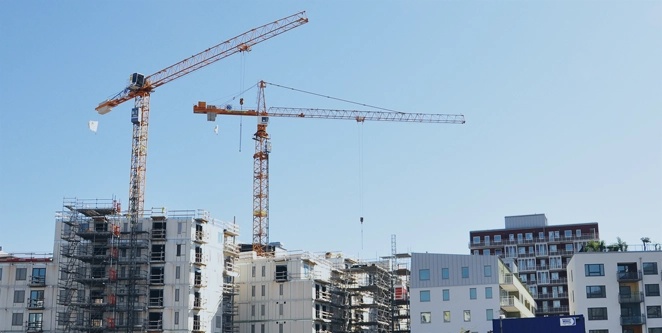 Färdigbyggda bostäder och fastigheter under byggnation 