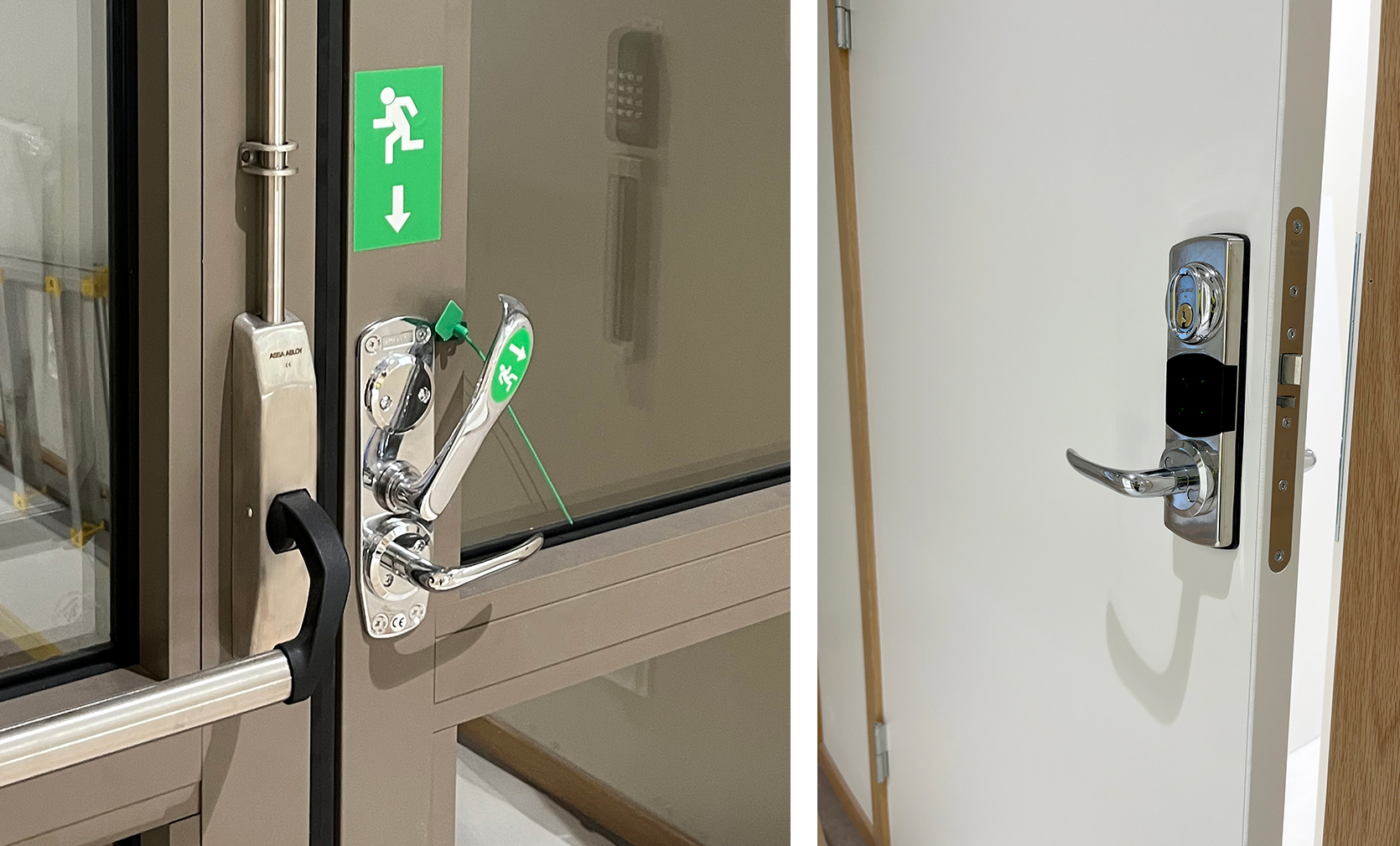 N&ouml;dutrymning och d&ouml;rrbladsl&auml;sare fr&aring;n Byggbeslag