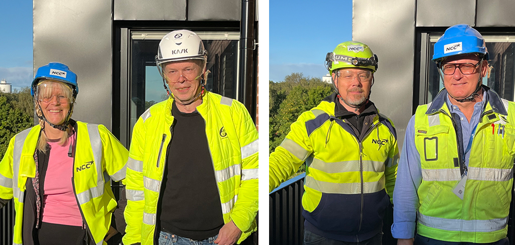 Carina Kurki och  Anders Sätmark, Daniel Croné och Olof Strandberg