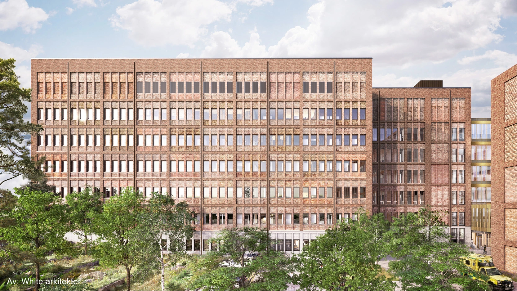 Projekt nya CSK - Mottagningshuset-av White arkitekter