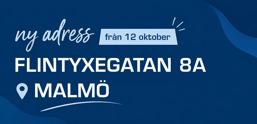 12 oktober 2026 flyttar vi till Flintyxegatan 8A