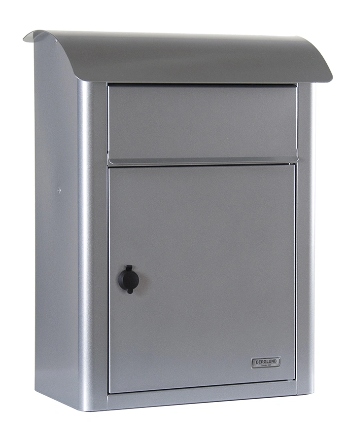 POSTLÅDA SL400 LÅSBAR SILVER