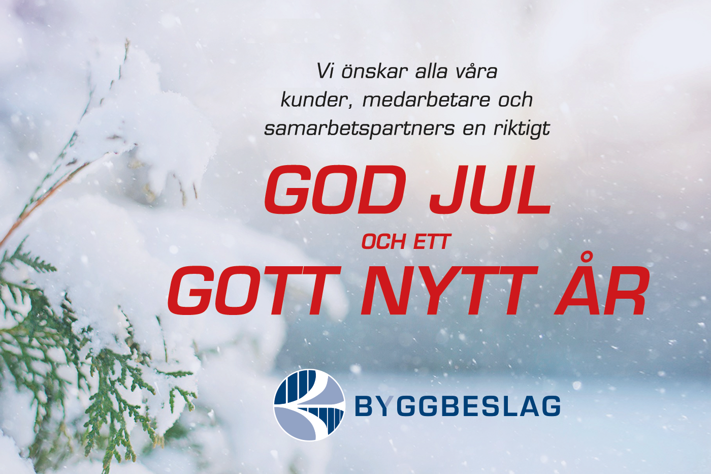 Byggbeslag önskar God Jul