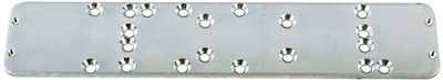 MONTERINGSPLATTA ASSA A126 SILVER