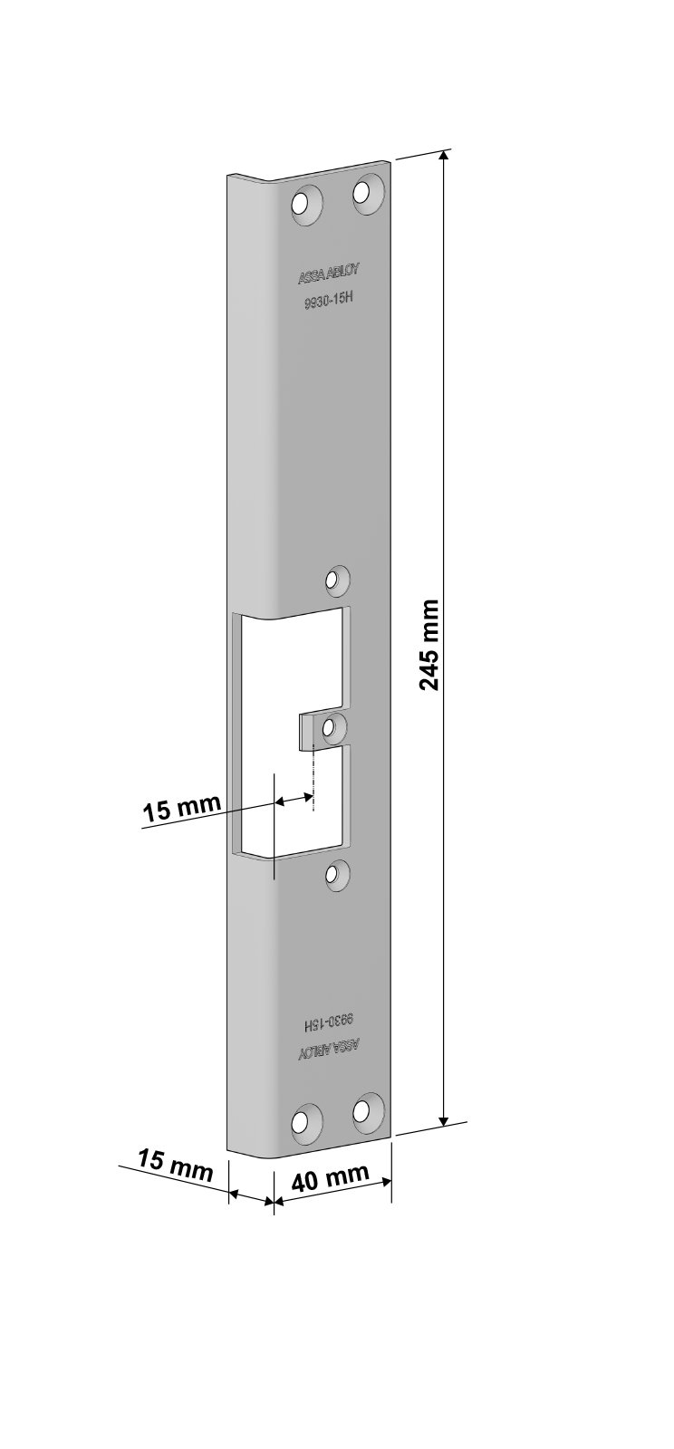 MONTERINGSSTOLPE ASSA 9930-12