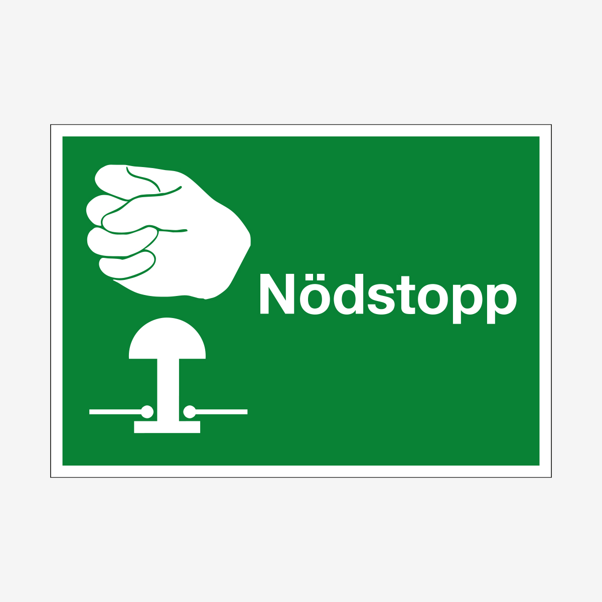 NÖDSKYLT NÖDSTOPP