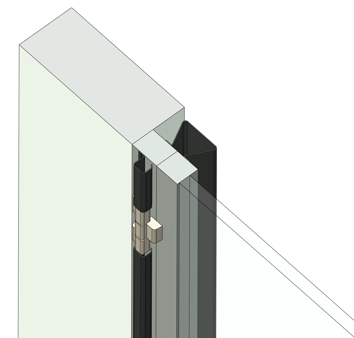 KLÄMSKYDD FLEXSTOP KPL 2000 MM PG GRÅ