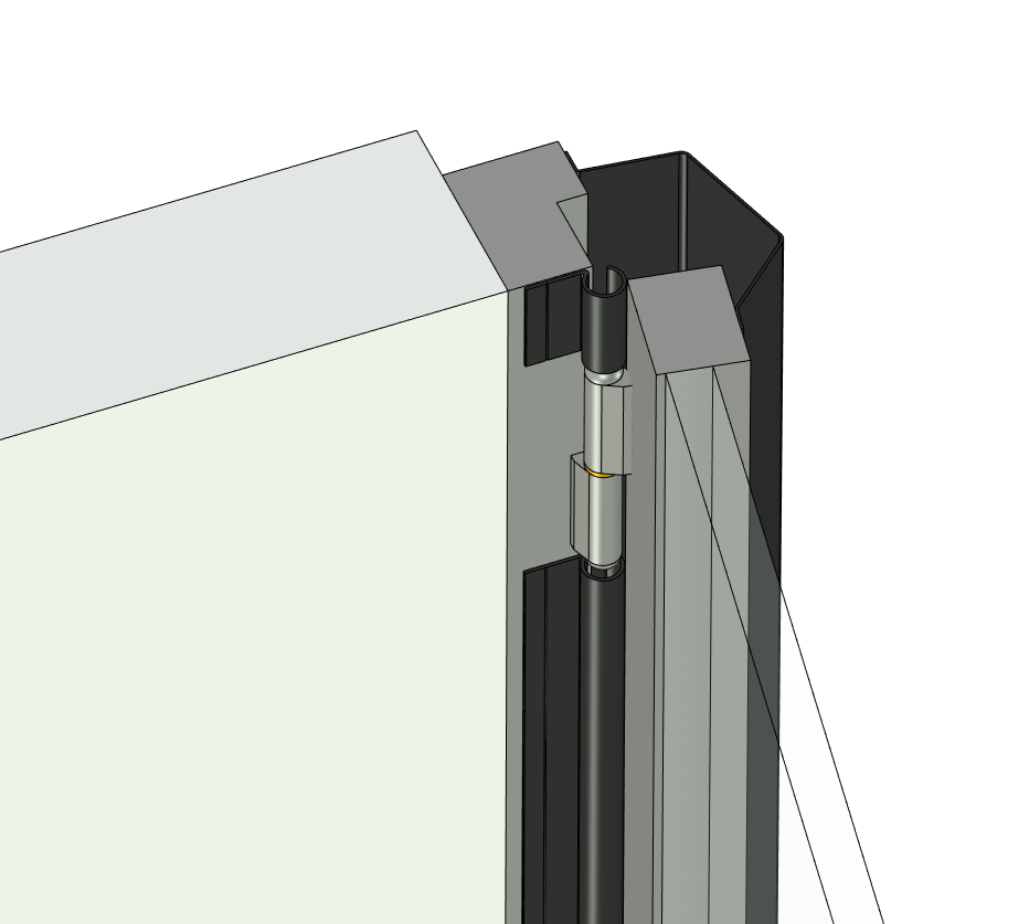 KLÄMSKYDD FLEXSTOP KPL 2000 MM TB GRÅ