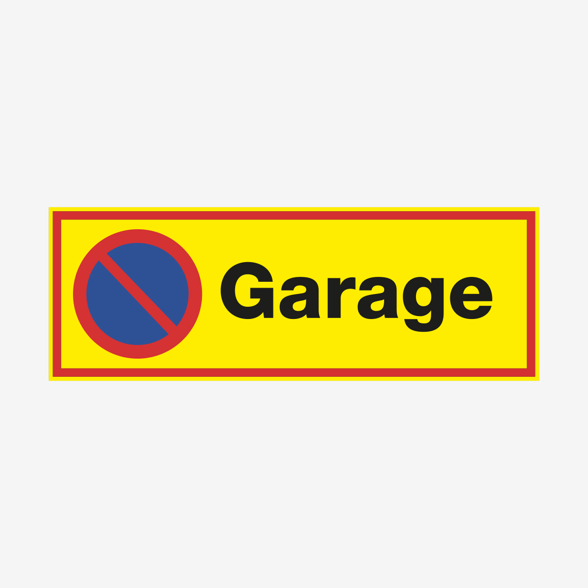 SKYLT ORDNING GARAGE