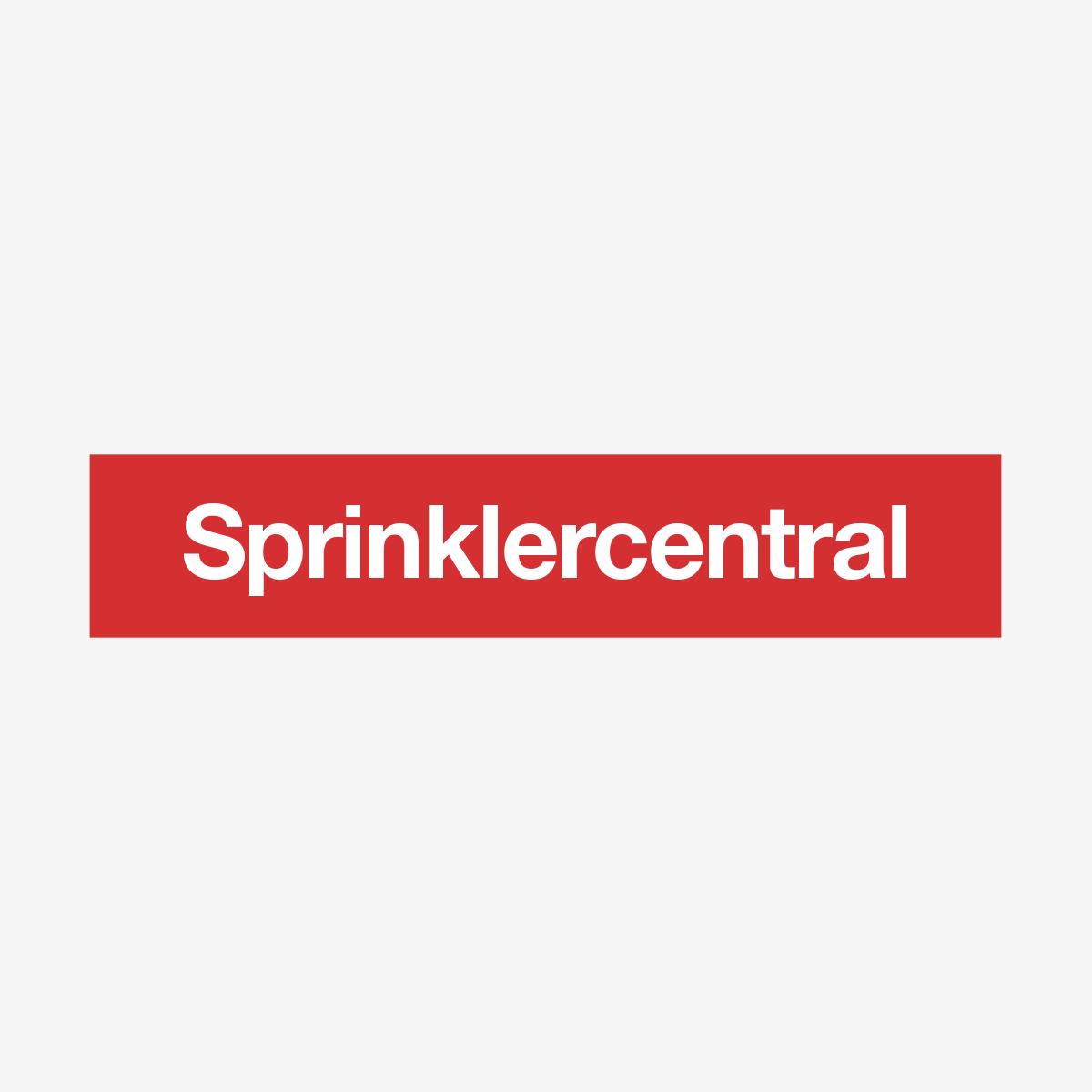 SKYLT BRAND SPRINKLERCENTRAL 200X40 MM PLAST