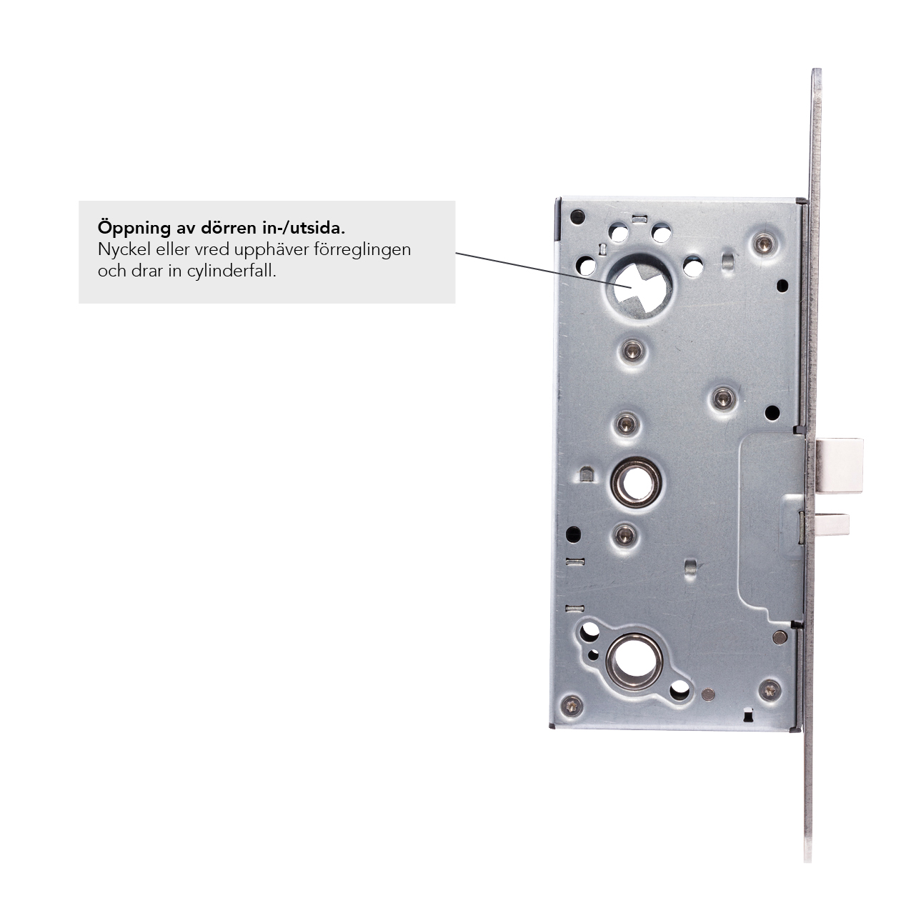 LÅSHUS STEP M32 ENKELFALL DORN 50 MM ELFÖRZ