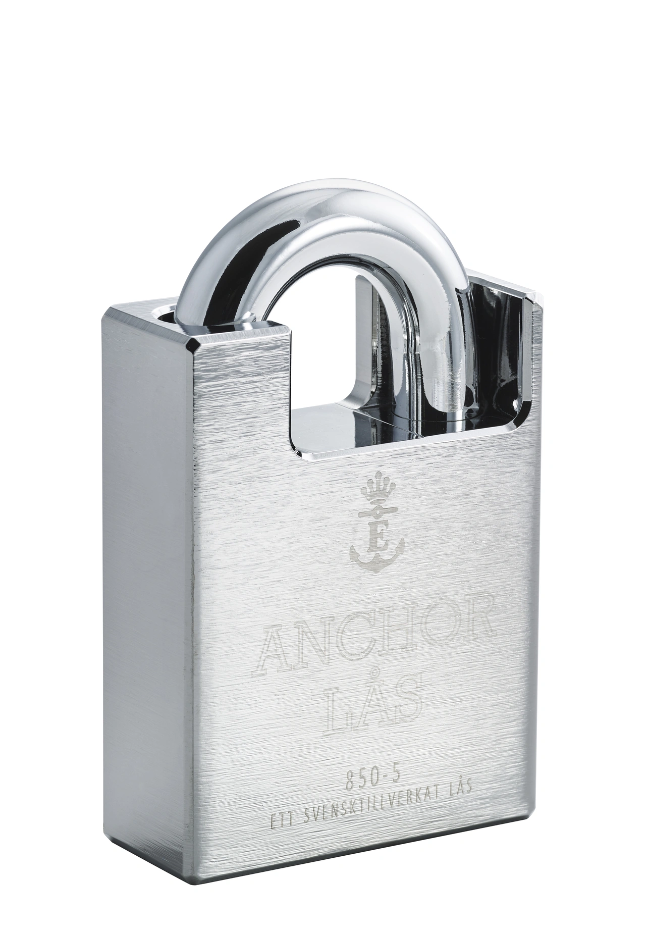 HÄNGLÅS ANCHOR 850-5 LÖSTAGBAR BYGEL OVAL EXKL CYLINDER