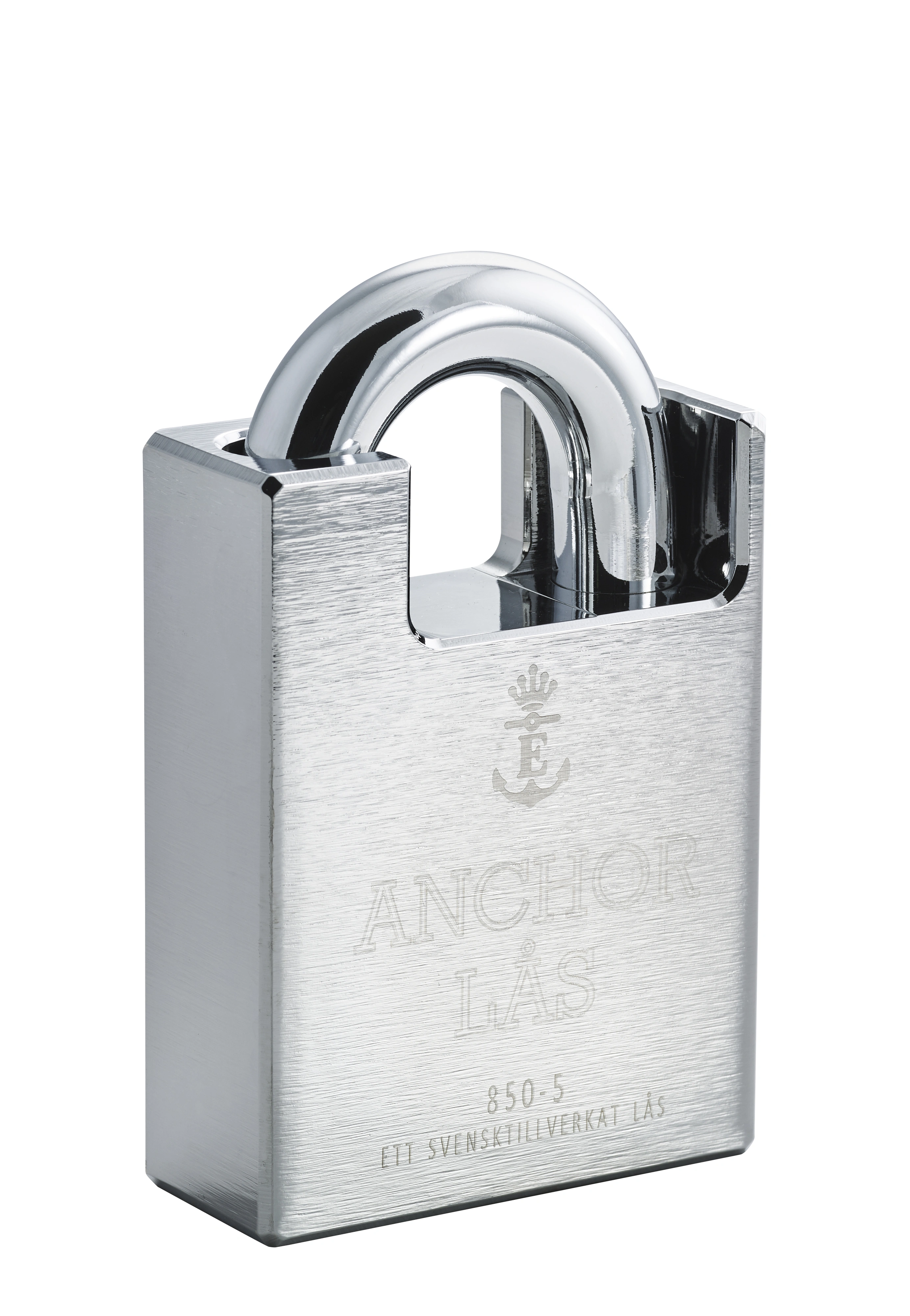 HÄNGLÅS ANCHOR 850-5 LÖSTAGBAR BYGEL OVAL EXKL CYLINDER