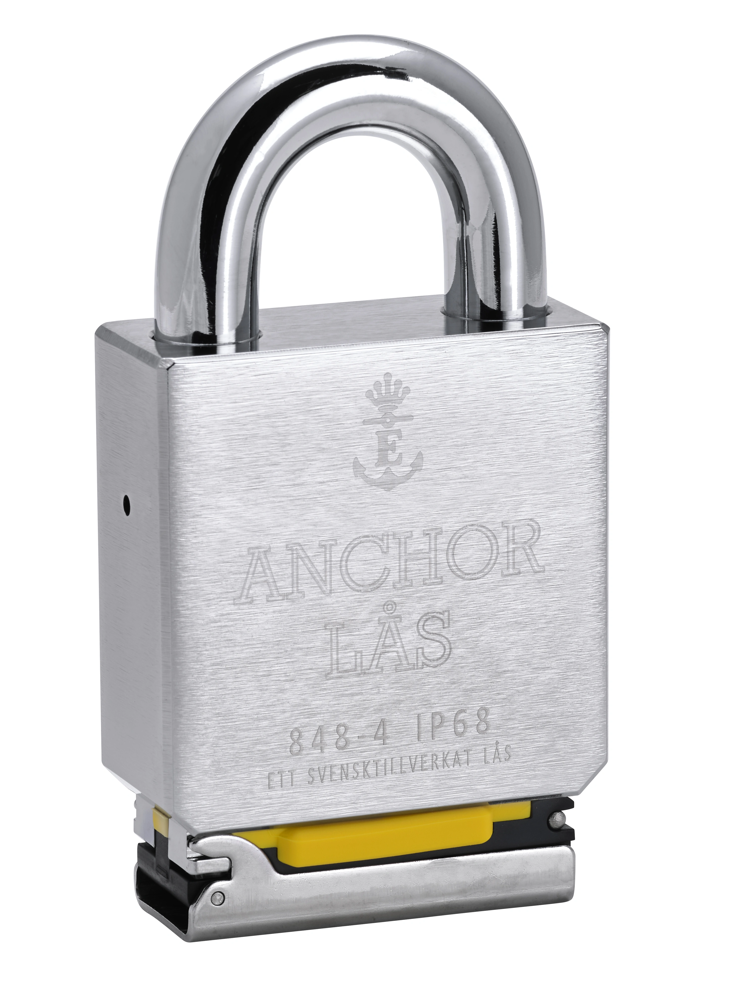 HÄNGLÅS ANCHOR 848-4 IP68 OVAL EXKL CYLINDER