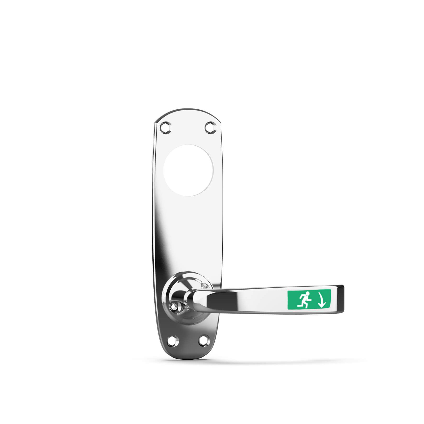 NÖDUTRYMNINGSBESLAG SAFETRON 793 VÄNDBAR KROM BLANK