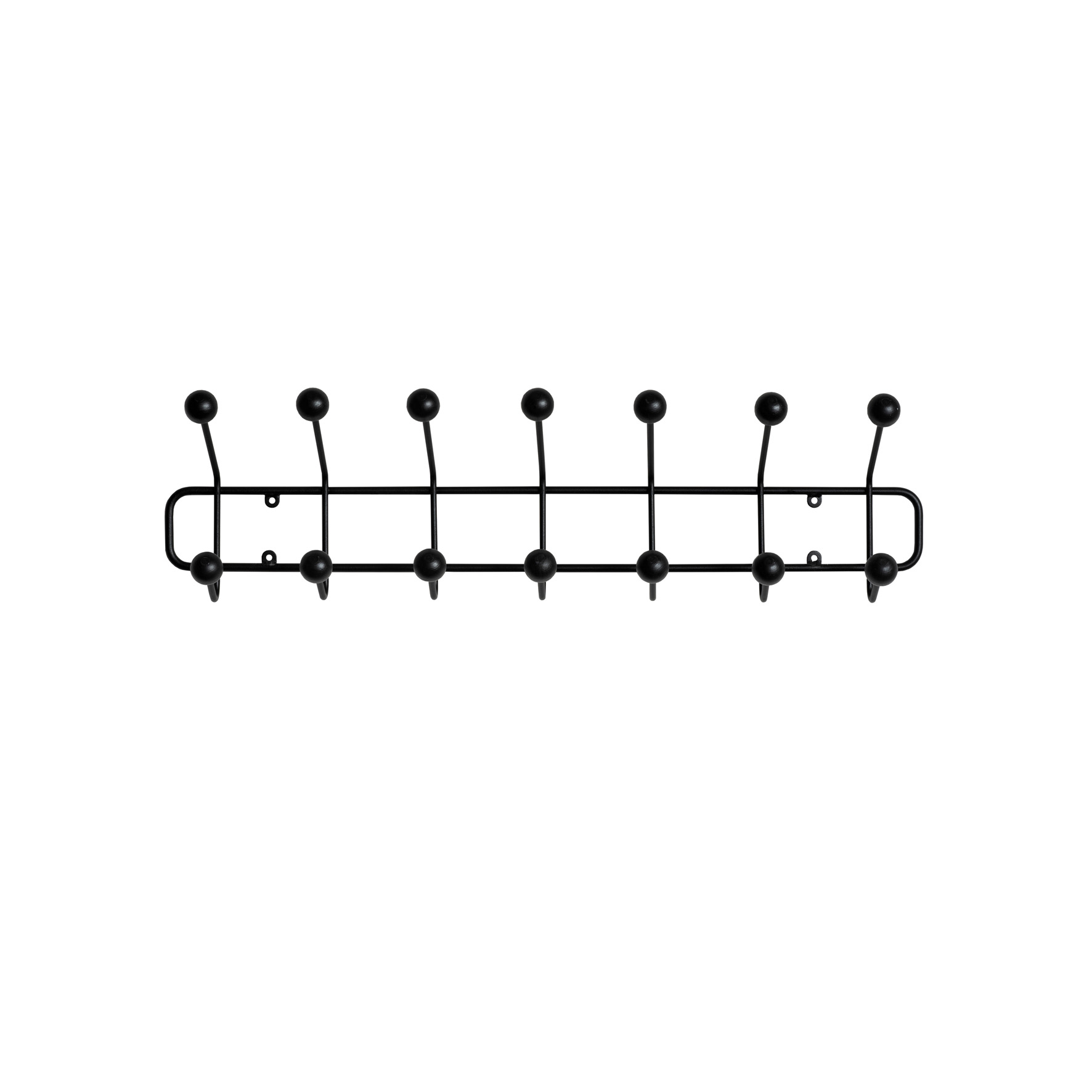 KLÄDHÄNGARE BILL HORIZONTAL SVART