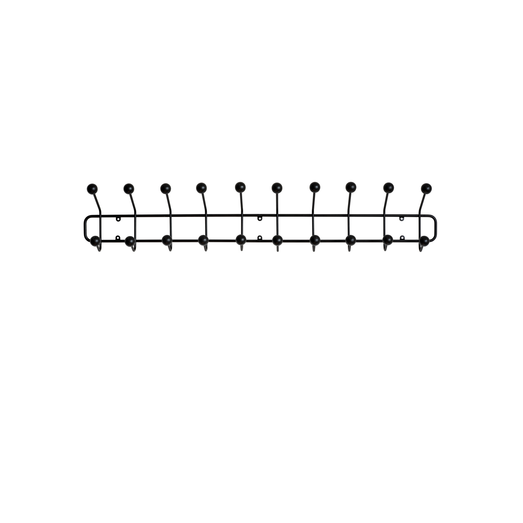 KLÄDHÄNGARE BILL HORIZONTAL L SVART