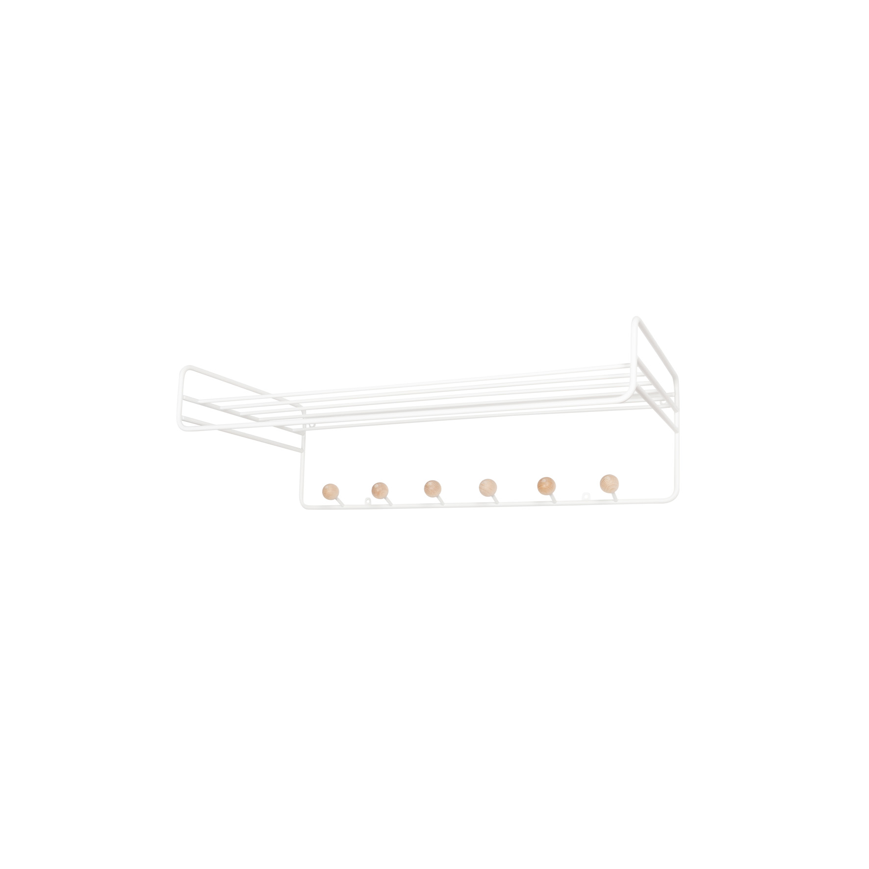 KLÄDHYLLA BILL HAT RACK VIT