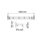 KLÄDHYLLA ELEGANT PLUS