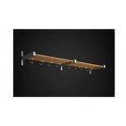 KLÄDHYLLA 901T ENKEL 1200 MM EK/SILVER