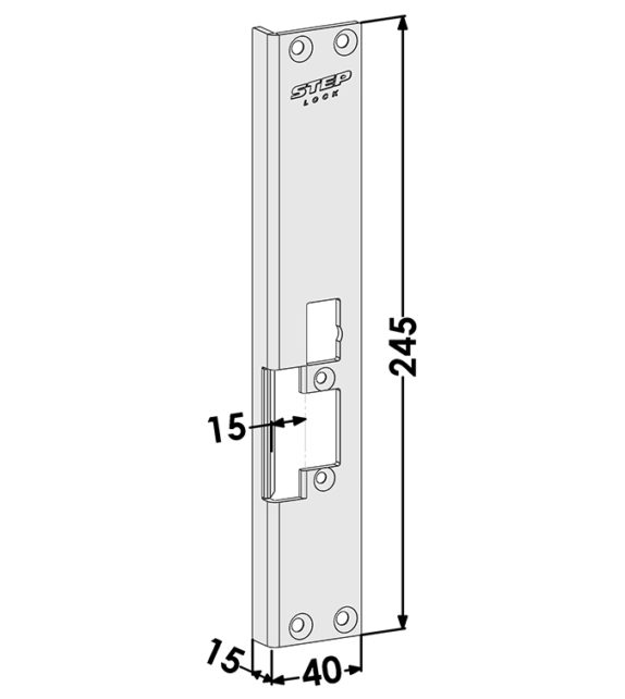 MONTERINGSSTOPE STEP ST4862H VINKLAD HÖGER