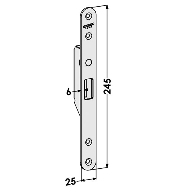 SÄKERHETSSLUTBLECK STEP ST9011-6