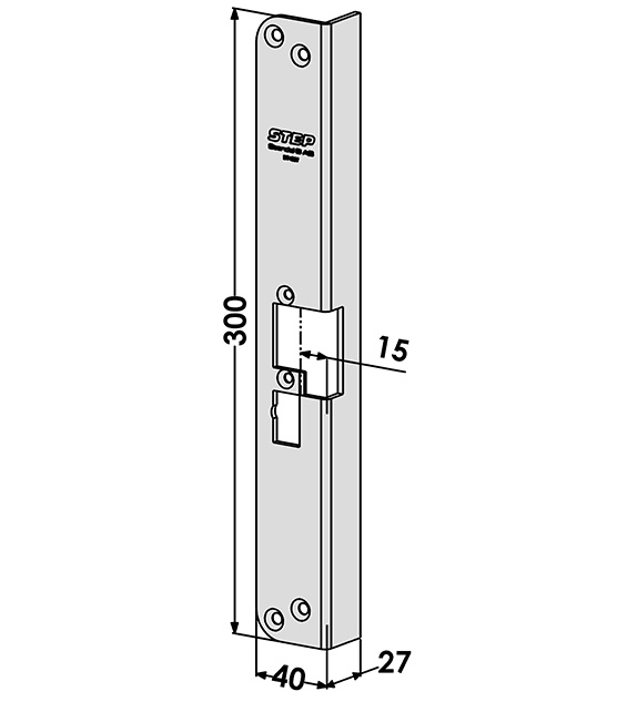 MONTERINGSSTOLPE STEP ST4057 VINKLAD