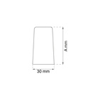 DÖRRSTOPP HABO 65 MM VÄGG SVART PLAST SB