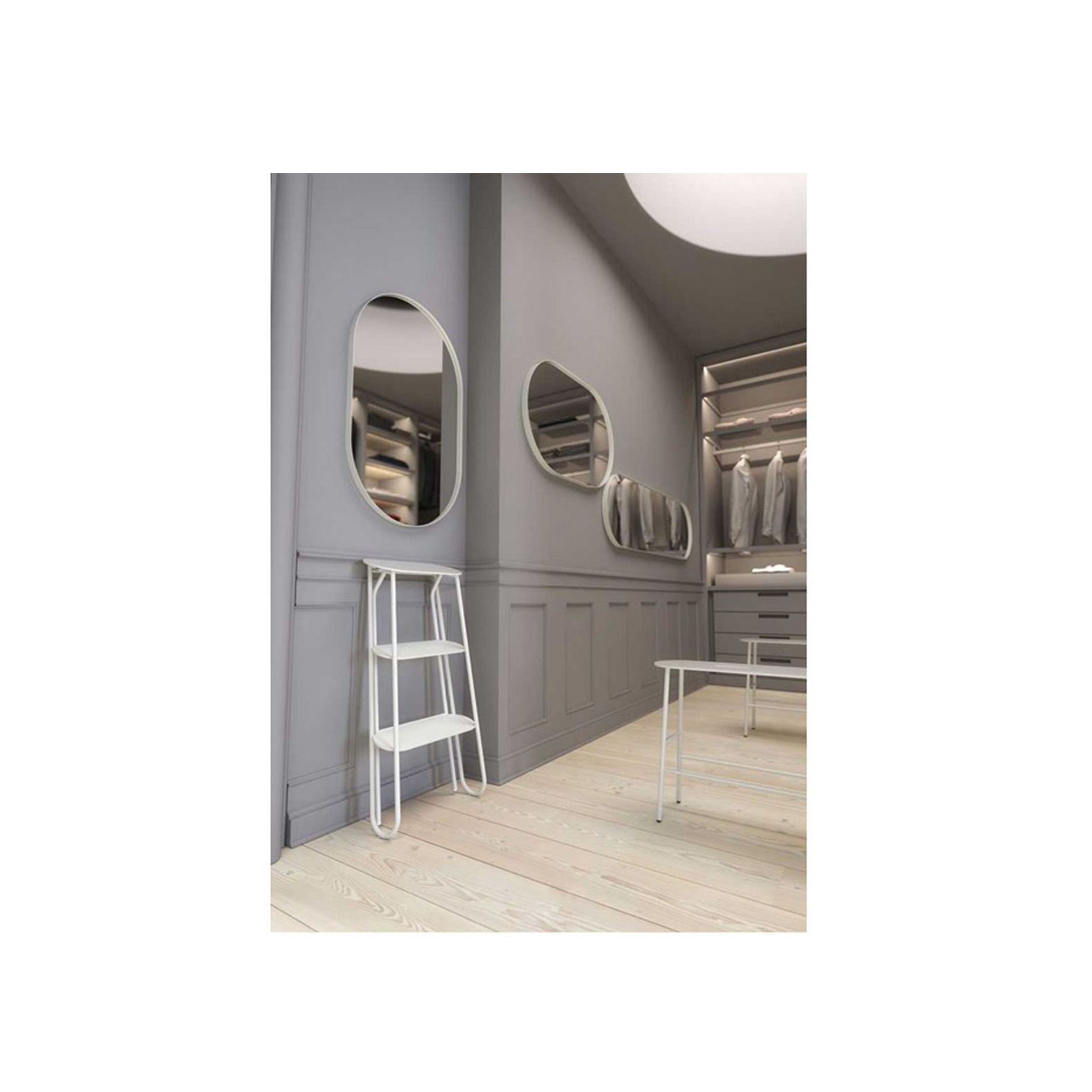 SPEGEL UNU OVAL U4138-W 500X800 MM EXL BELYSNING VIT