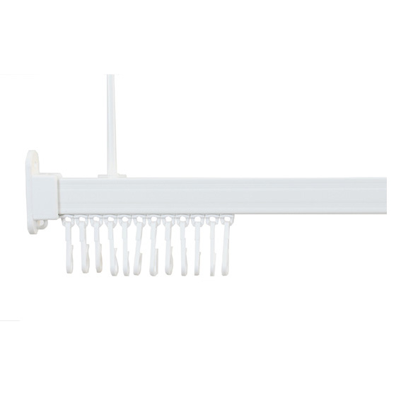 DUSCHDRAPERISKENA BB44 VIT VINKLAD