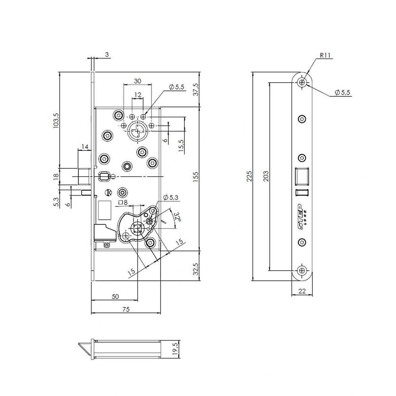 ELTRYCKESLÅS STEP ST110