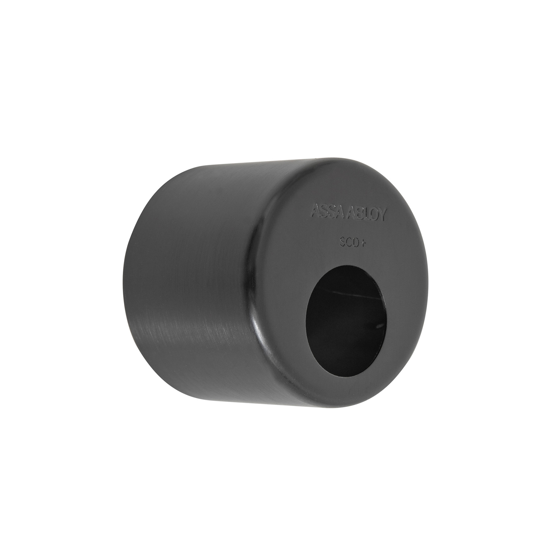 CYLINDERHYLSA ASSA RUND MIRUS SVART MATT