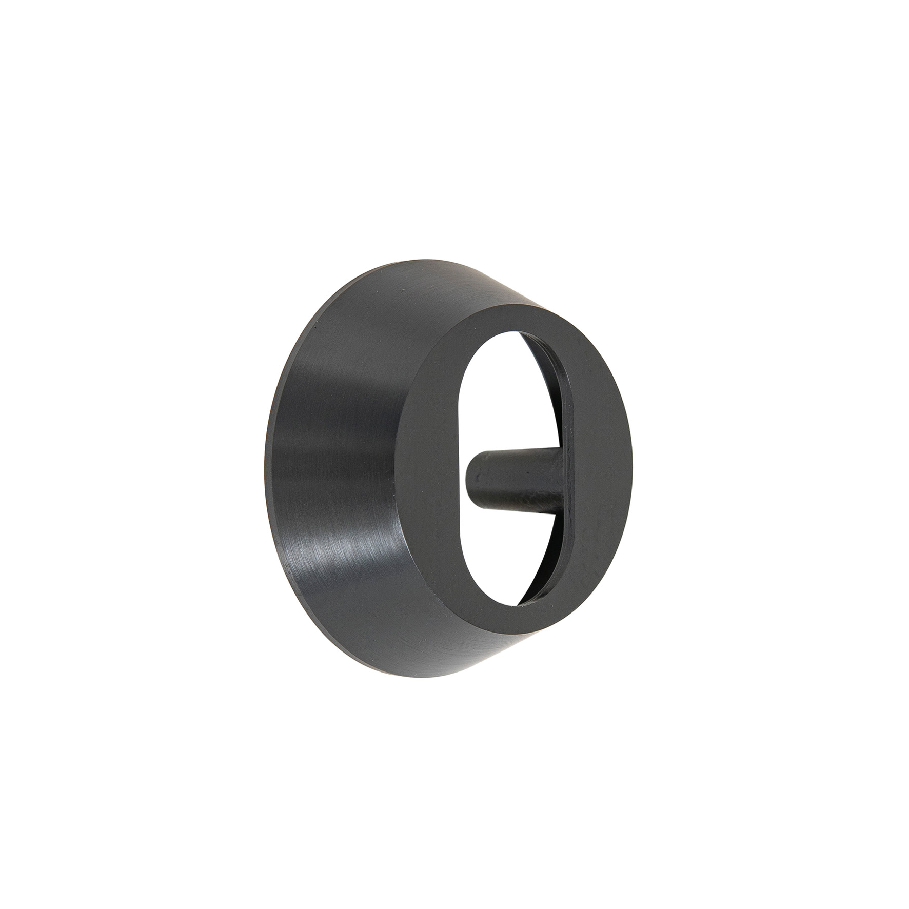 CYLINDERRING ASSA 18 MM OVAL MIRUS SVART MATT