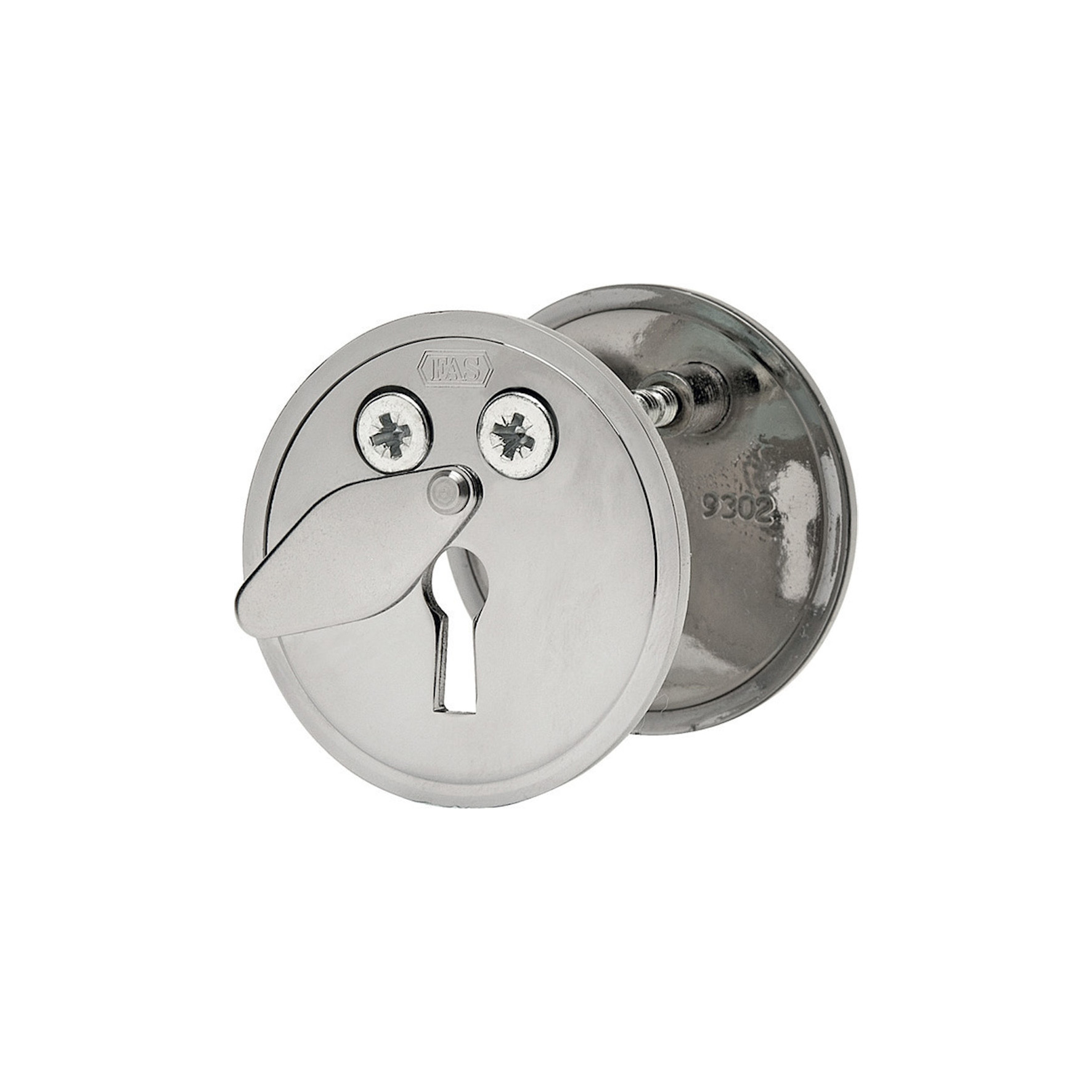 NYCKELSKYLT ASSA 9302 CONNECT RUND KROM BLANK