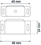 MAGNETLÅS 2014 8 KG INKL SLUTBLECK UTANPÅLIGGANDE FÖRN