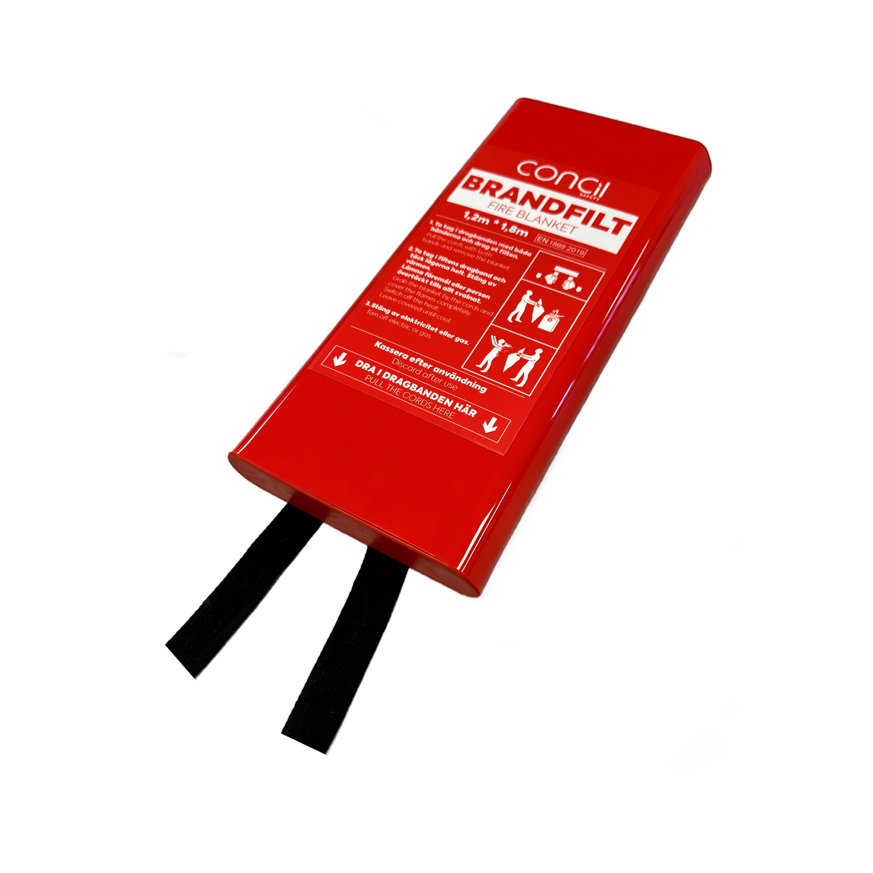 BRANDFILT I HÅRD VÄSKA