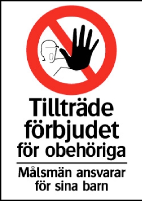 FÖRBUDSSKYLT