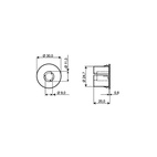 PLASTADAPTER ALARMTECH MC 200-S21 TILL MAGNETKONTAKT