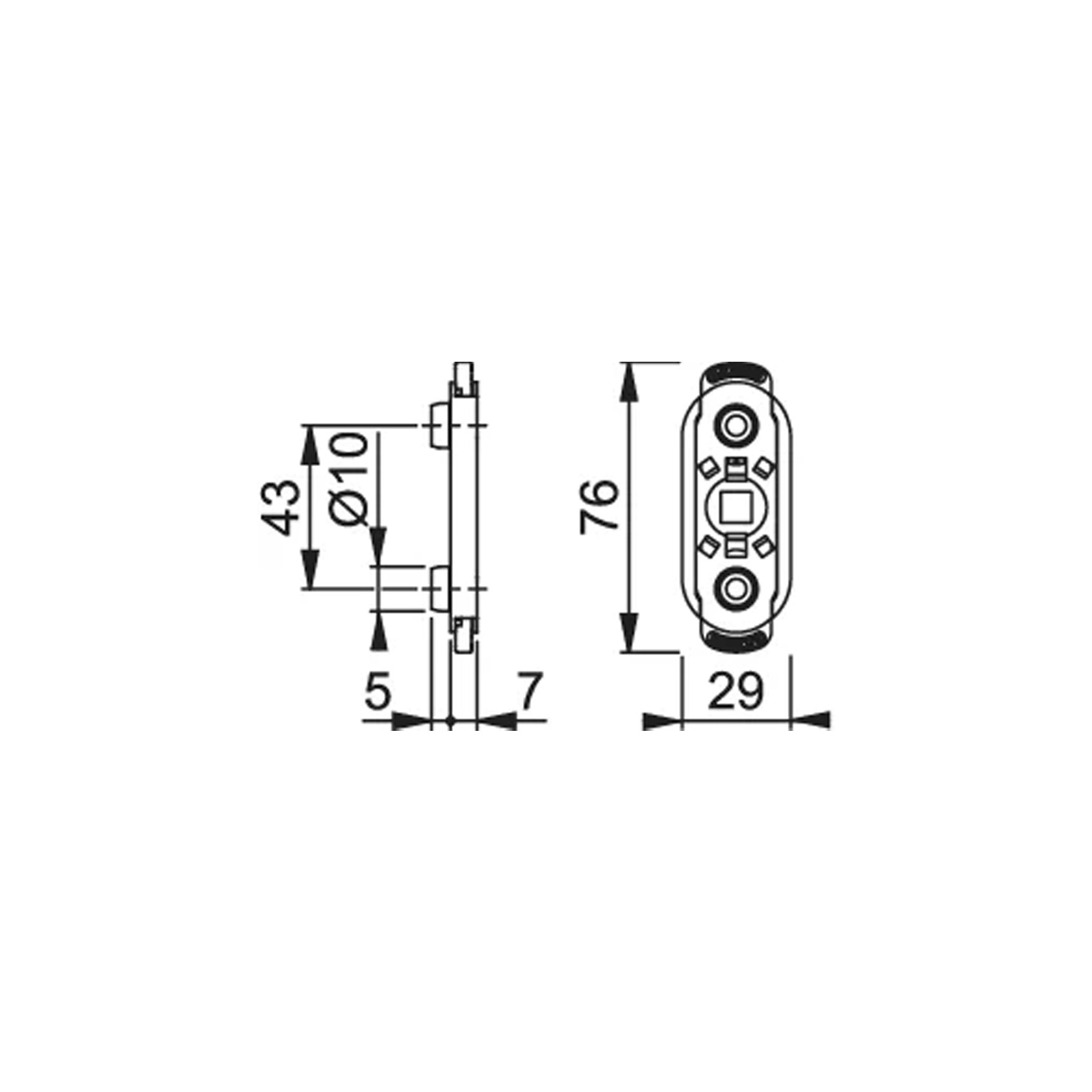 HANDTAGSSPÄRR HOPPE KISI2 U26 8 MM F1 ALU NATUR