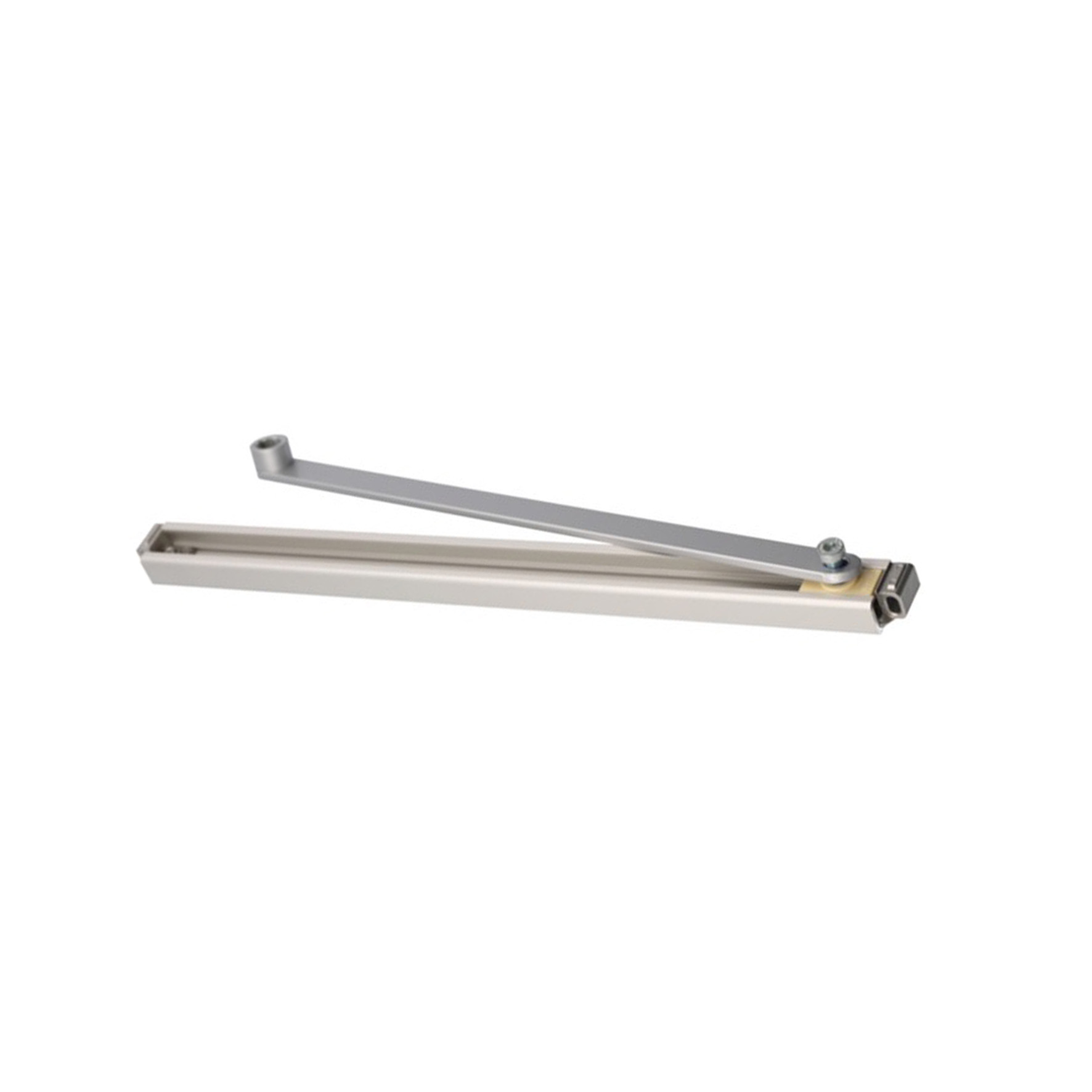 ARMSYSTEM DORMAKABA 7350/3 MED GLIDSKENA SILVER
