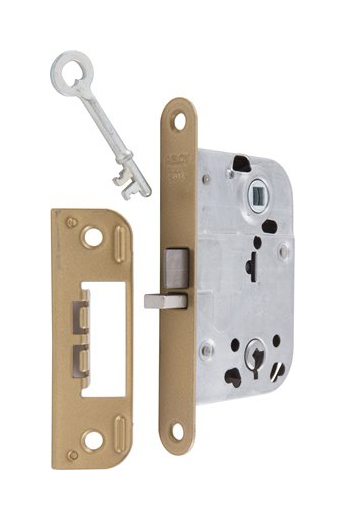 LÅS ABLOY 2014 INKL 1 NYCKEL STOLPE GULD