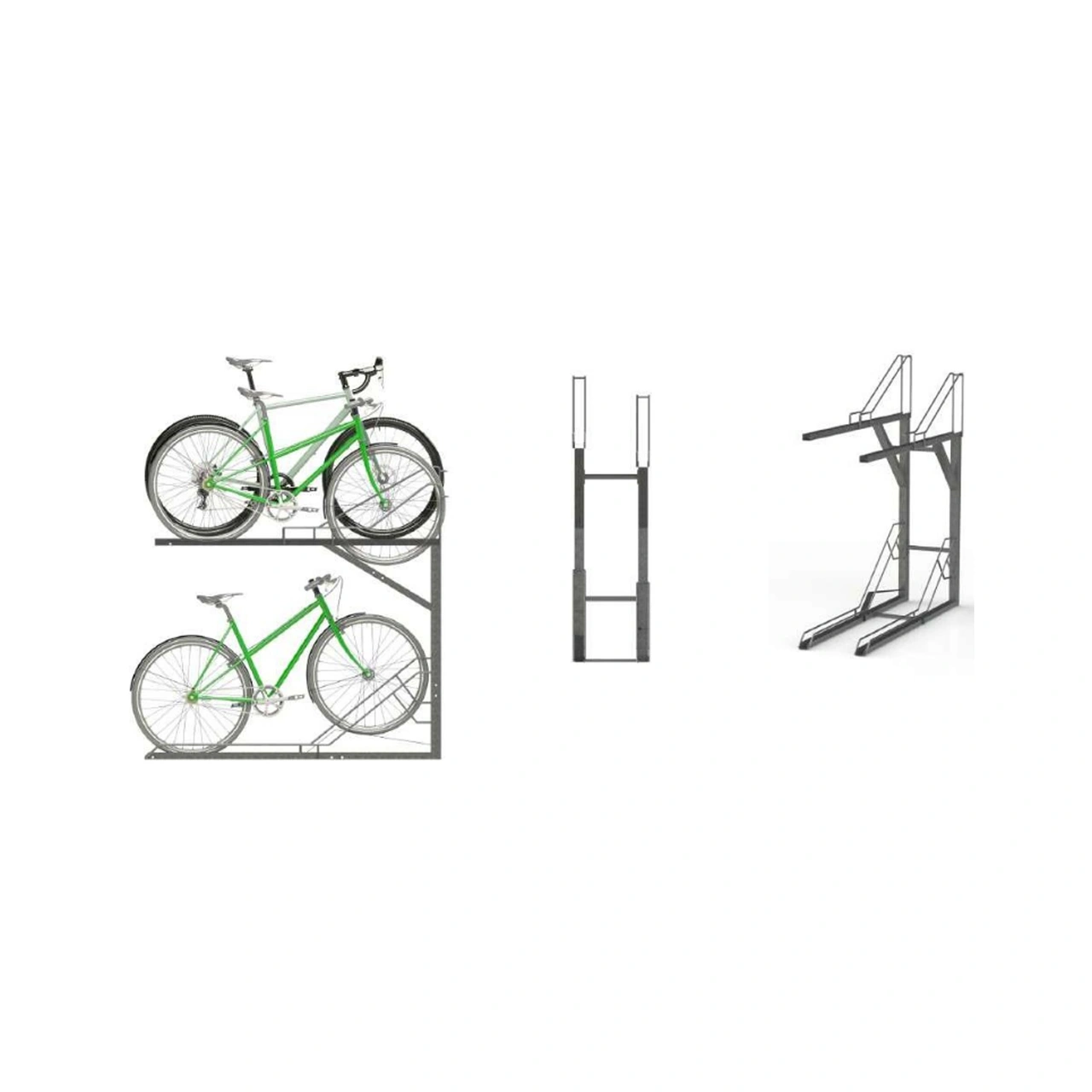 TVÅVÅNINGSCYKELSTÄLL STANDARD