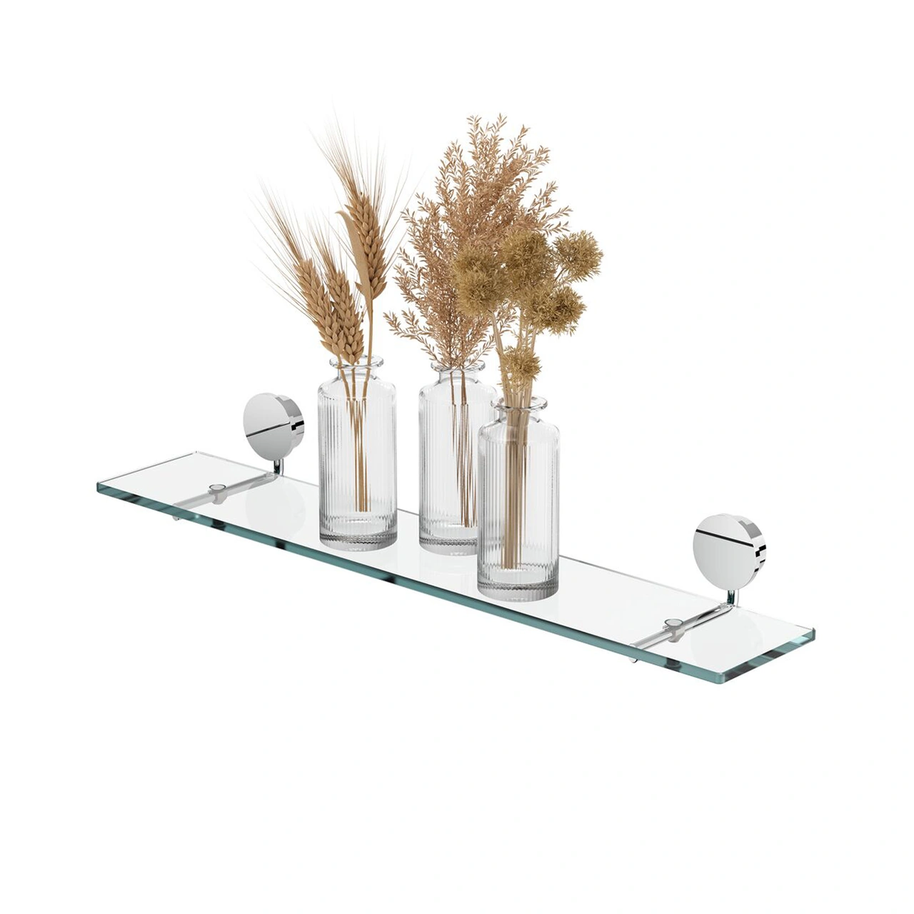 BADRUMSHYLLA GEESA OPAL 7201 KLARGLAS/KROM BLANK