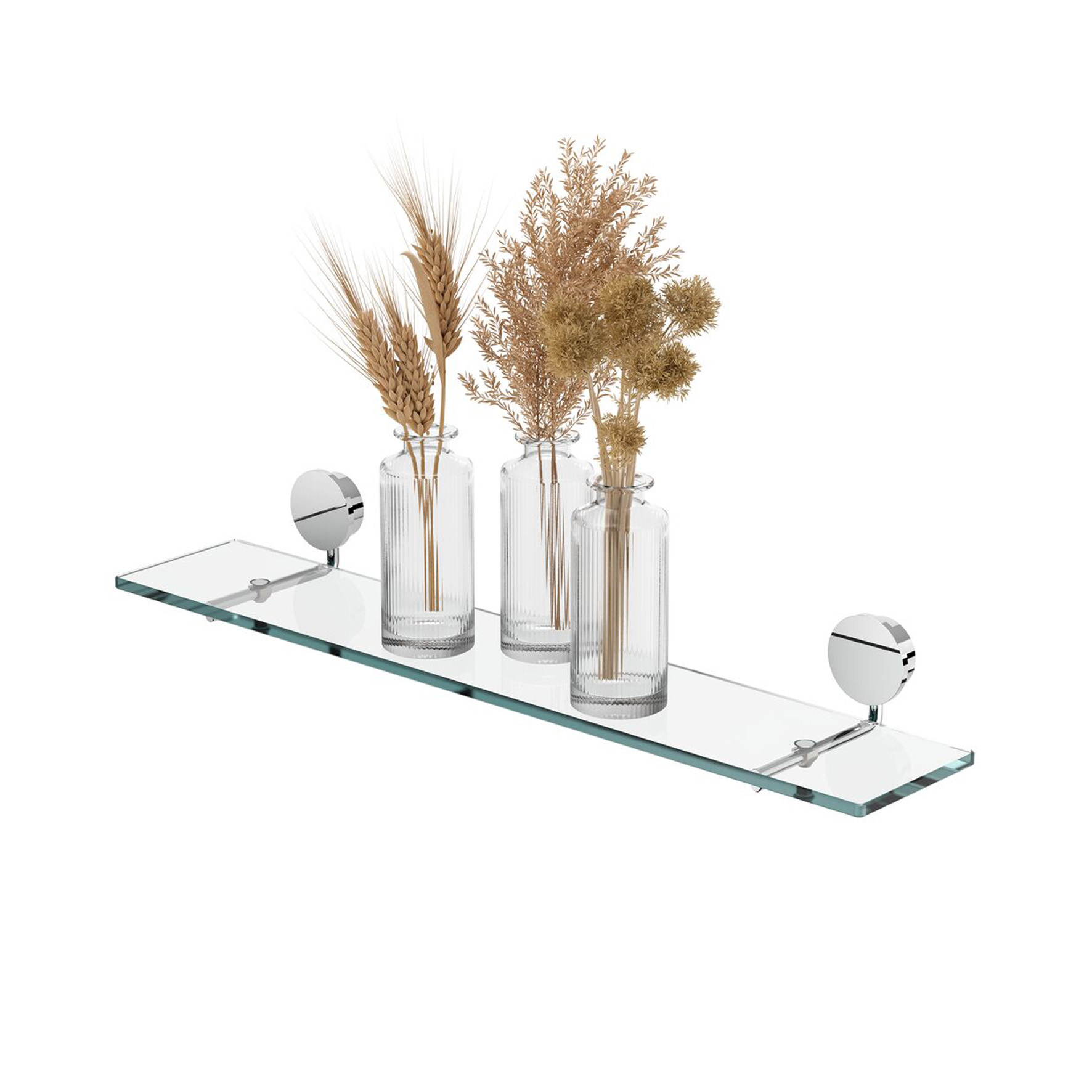 BADRUMSHYLLA GEESA OPAL 7201 KLARGLAS/KROM BLANK