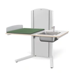 SKÖTBORD LYFTA GOLV 120 & 140 VIT MED HO