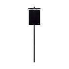 POSTLÅDESTOLPE POST-STICK FLEX 11125 SVART