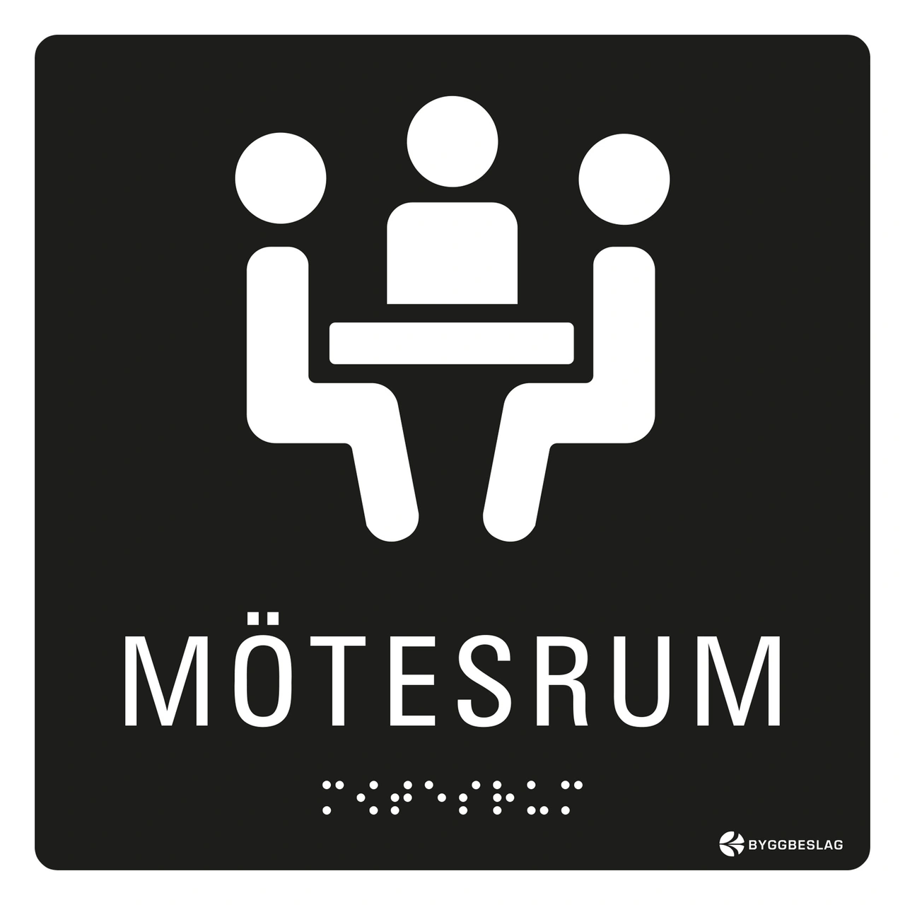 SKYLT TAKTIL MÖTESRUM