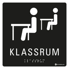 SKYLT TAKTIL KLASSRUM